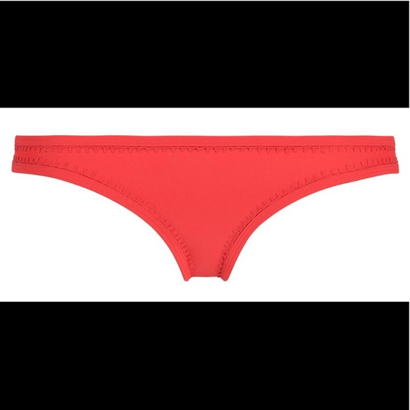 Triangl Gigi Red Velvet Bikini Bottoms - Picture 1 of 5